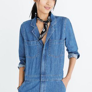 Madewell Denim Coverall Jumpsuit